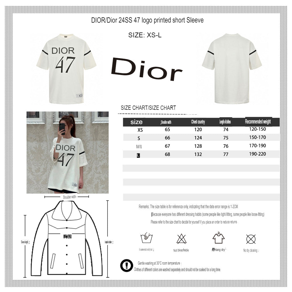 Dior 47 White T-Shirt - netstar