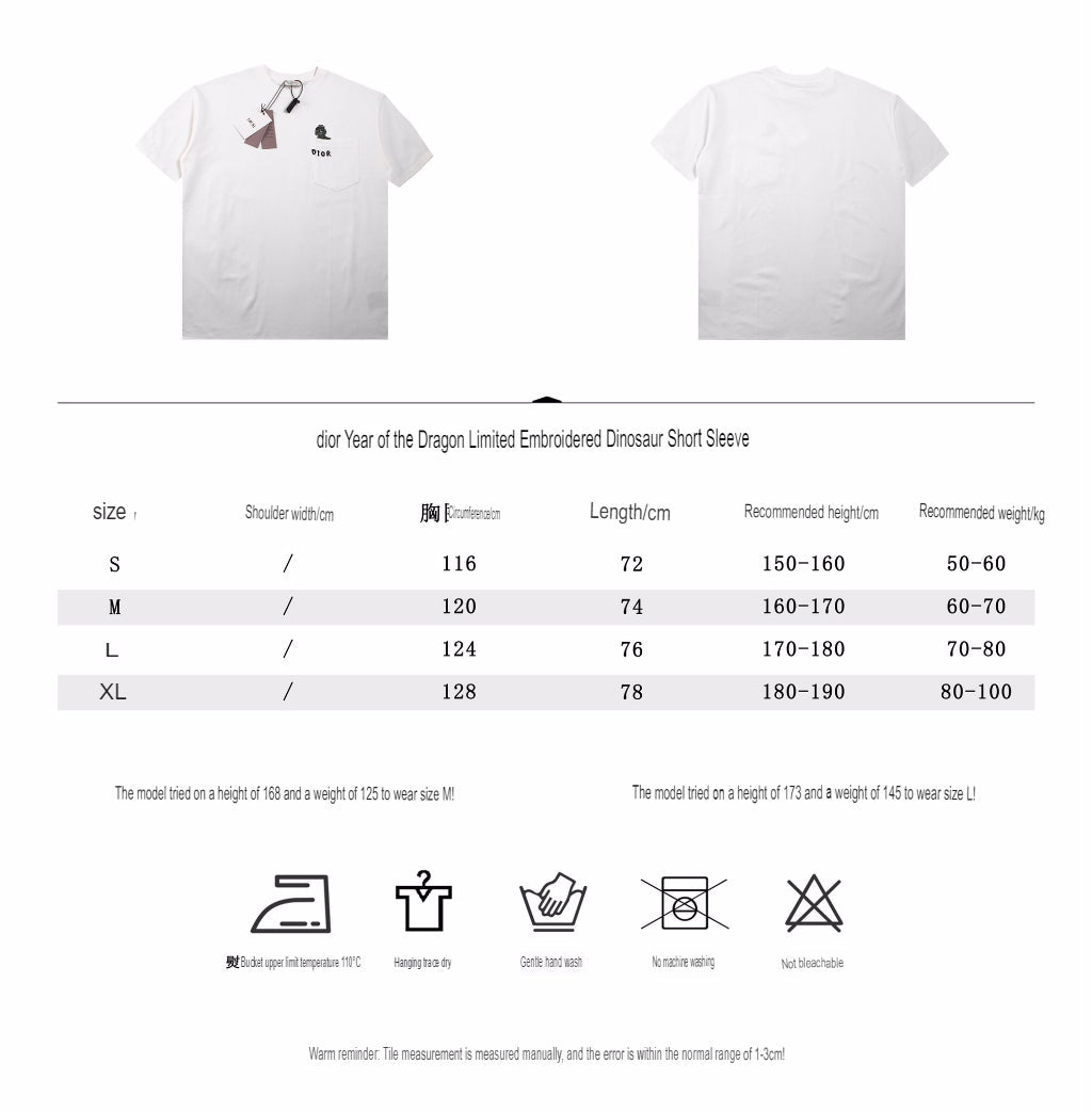 Dior Embroidered Lizard T-Shirt - White - netstar