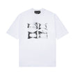 Casual short-sleeved T-shirt, printed cotton