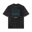 Casual short-sleeved T-shirt, printed cotton
