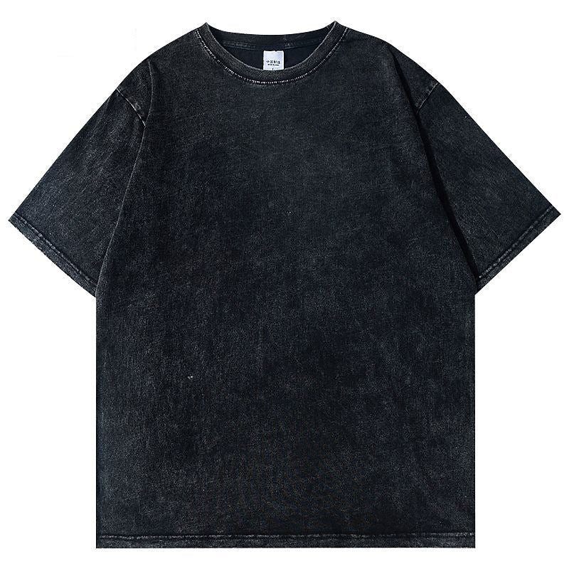 Retro Cotton Print T-shirt