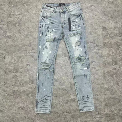 AMIRI MX1 PAINTER JEANS BLUE - netstar®