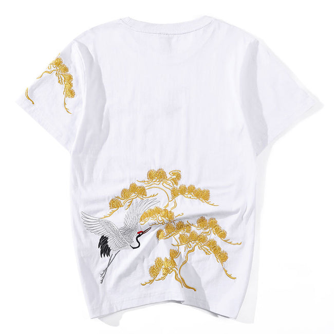 Stitched Cotton T-Shirts