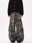 Camouflage Wide-Leg Jeans