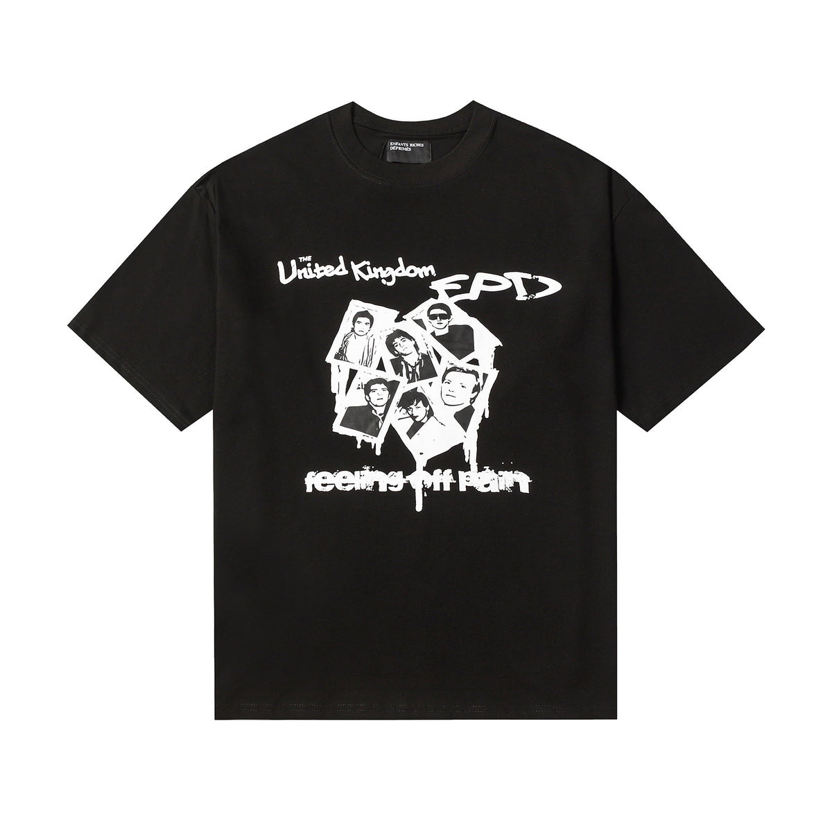 Casual short-sleeved T-shirt, printed cotton