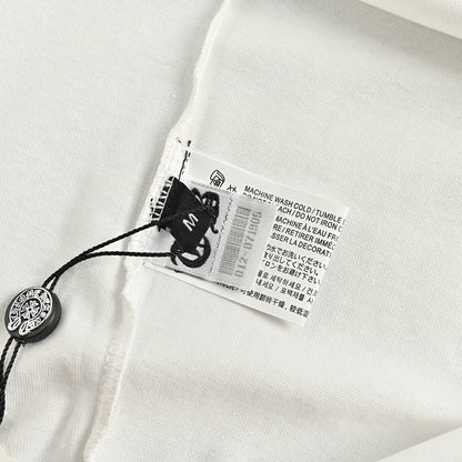 CHROME HEARTS CROSS PATCH COLLAR T-SHIRT WHITE - netstar®