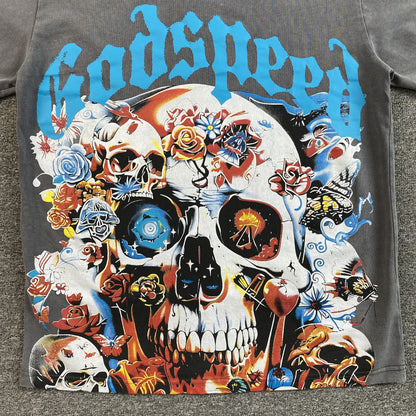 GODSPEED ETERNAL DREAM T-SHIRT WASHED GREY - netstar®
