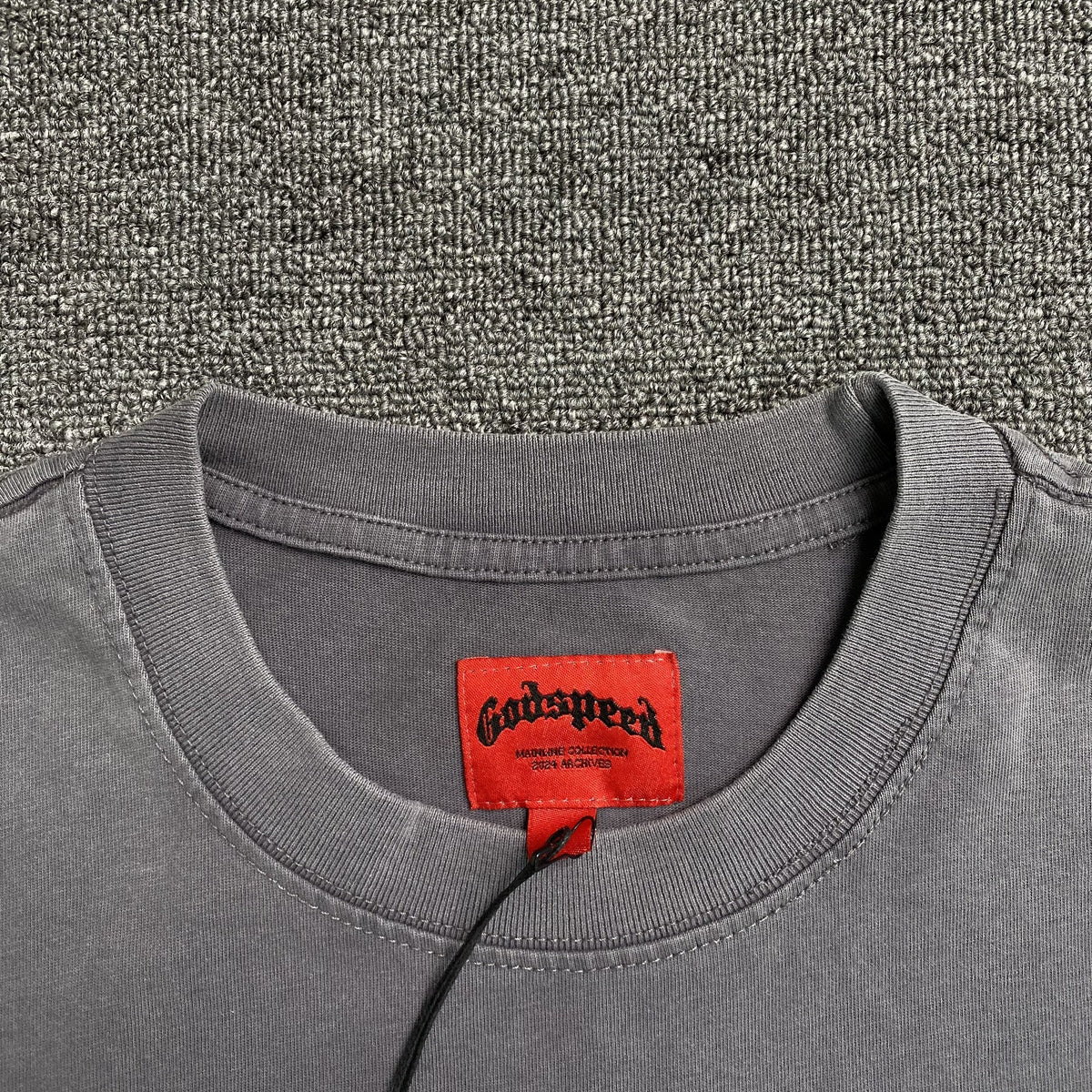 GODSPEED BALACLAVA SZN T-SHIRT WASHED GREY - netstar®