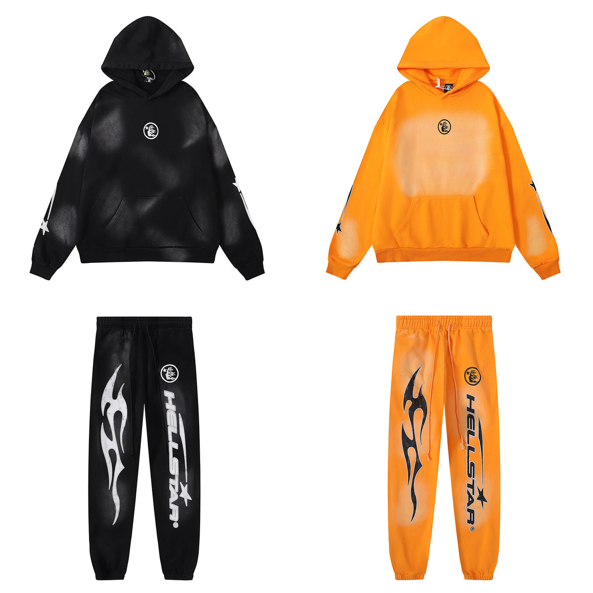 Retro Cotton Hoodie Set (XL)
