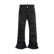 Embroidered Denim Trousers