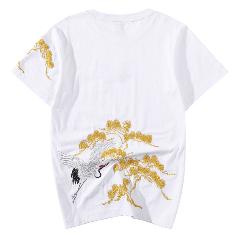 Stitched Cotton T-Shirts