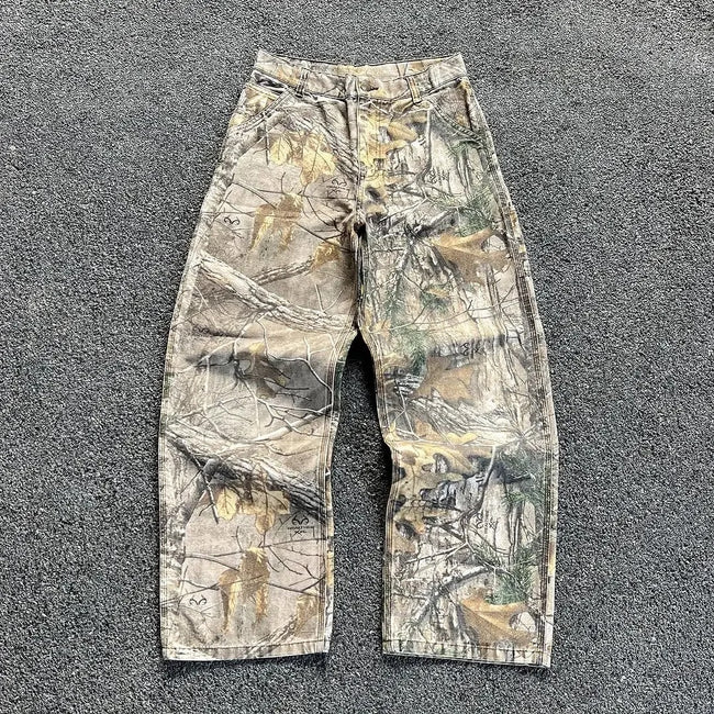 Camouflage Denim Pants