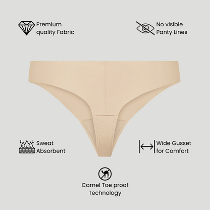 Nuda™ Invisible Camel Toe Thong - netstar