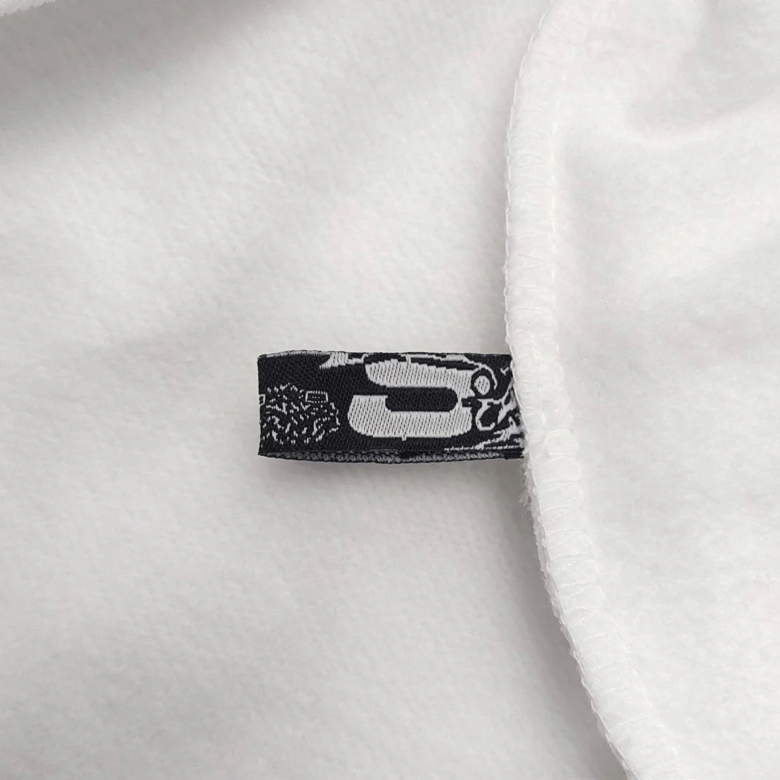 SP5DER OG RHINESTONE LOGO HOODIE WHITE - netstar®