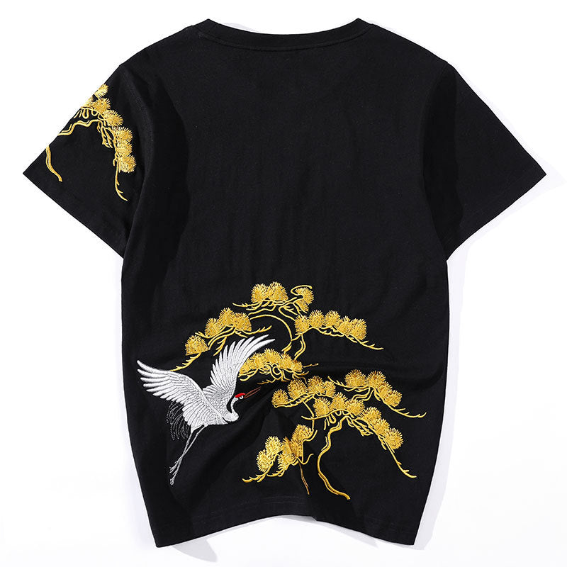 Stitched Cotton T-Shirts