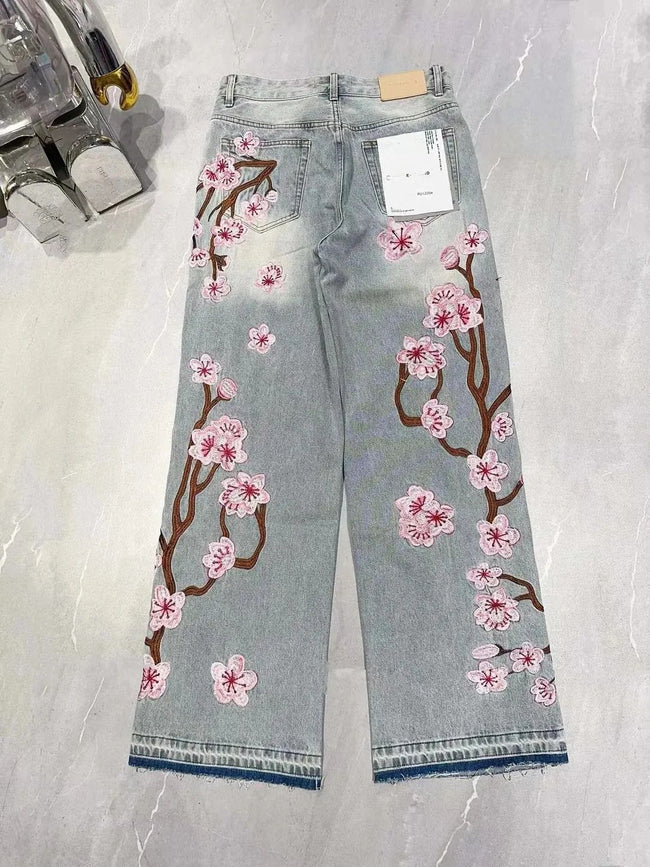 Embroidered Jeans