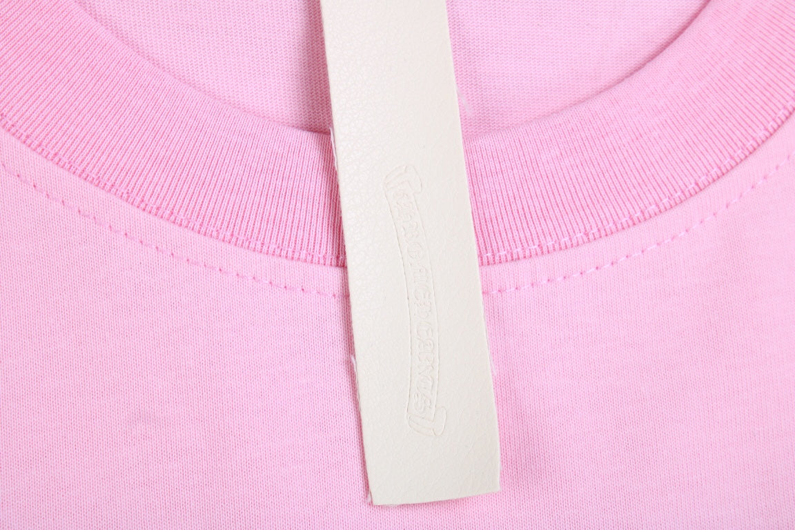 CHROME HEARTS HORSE SHOE LOGO T-SHIRT PINK - netstar®