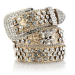 Skull Rhinestone Belt