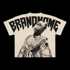 Mens Graphic Print Cotton T-shirt