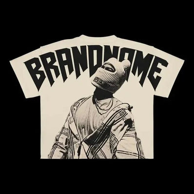 Mens Graphic Print Cotton T-shirt