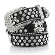Skull Rhinestone Belt