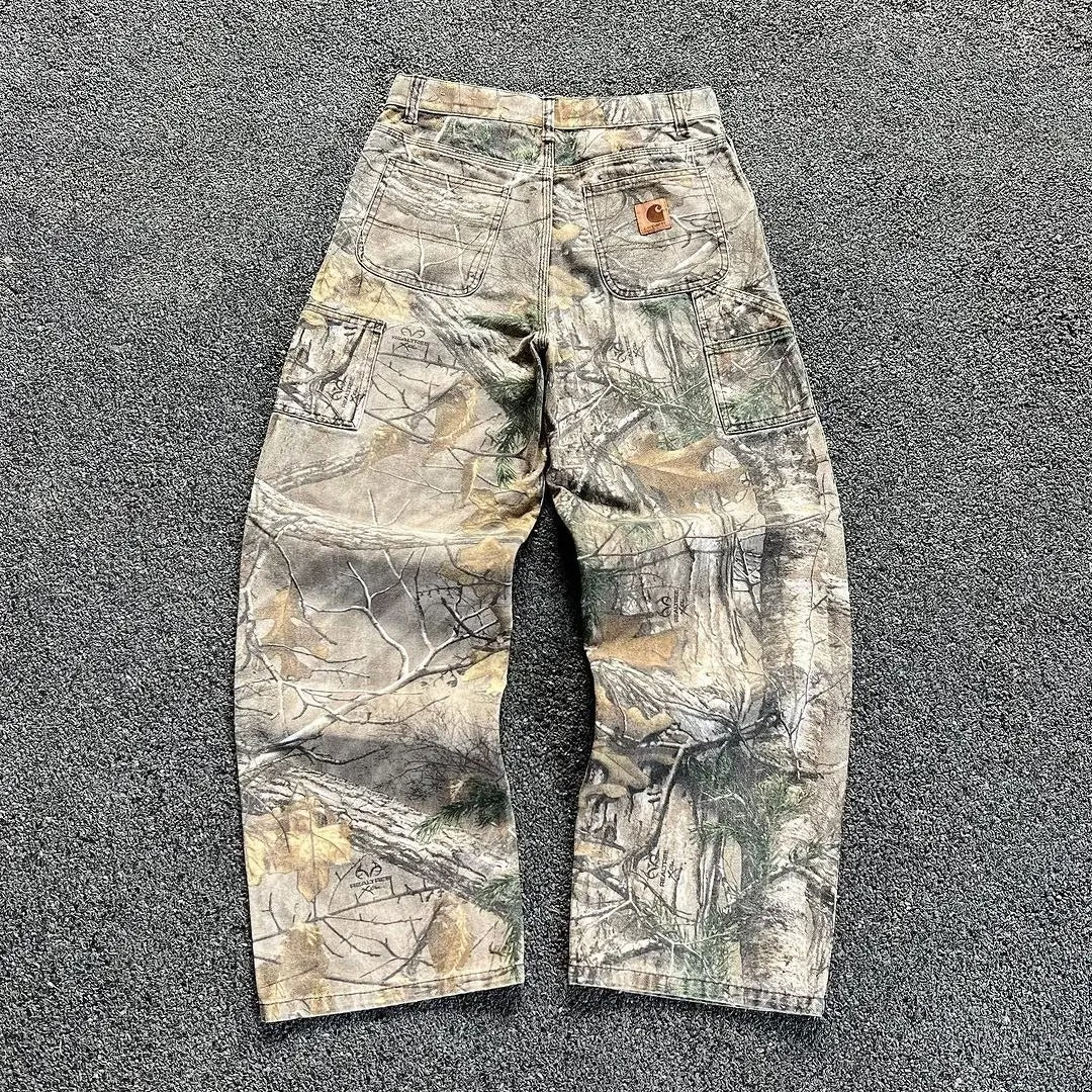 Camouflage Denim Pants