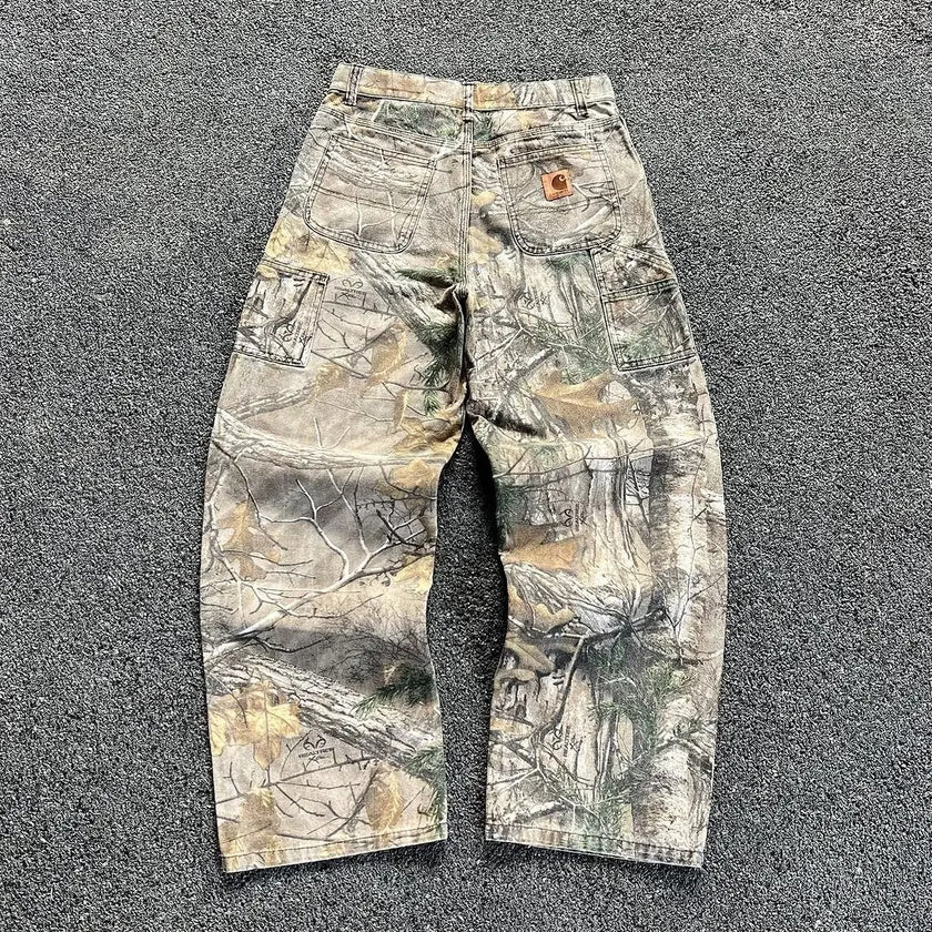 Camouflage Denim Pants