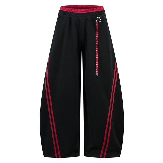 Retro Striped Sweatpants