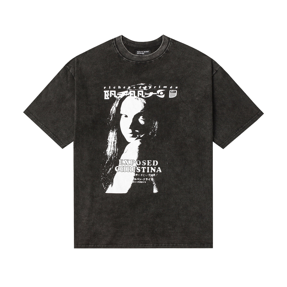 Casual short-sleeved T-shirt, printed cotton