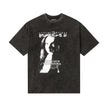 Casual short-sleeved T-shirt, printed cotton