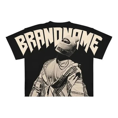 Mens Graphic Print Cotton T-shirt