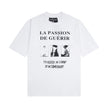 Casual short-sleeved T-shirt, printed cotton
