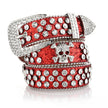 Skull Rhinestone Belt