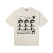 Casual short-sleeved T-shirt, printed cotton