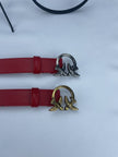 Leather Buckle Belt