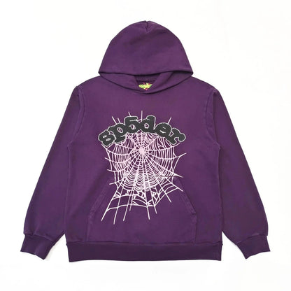 SP5DER WEB HOODIE PURPLE - netstar®