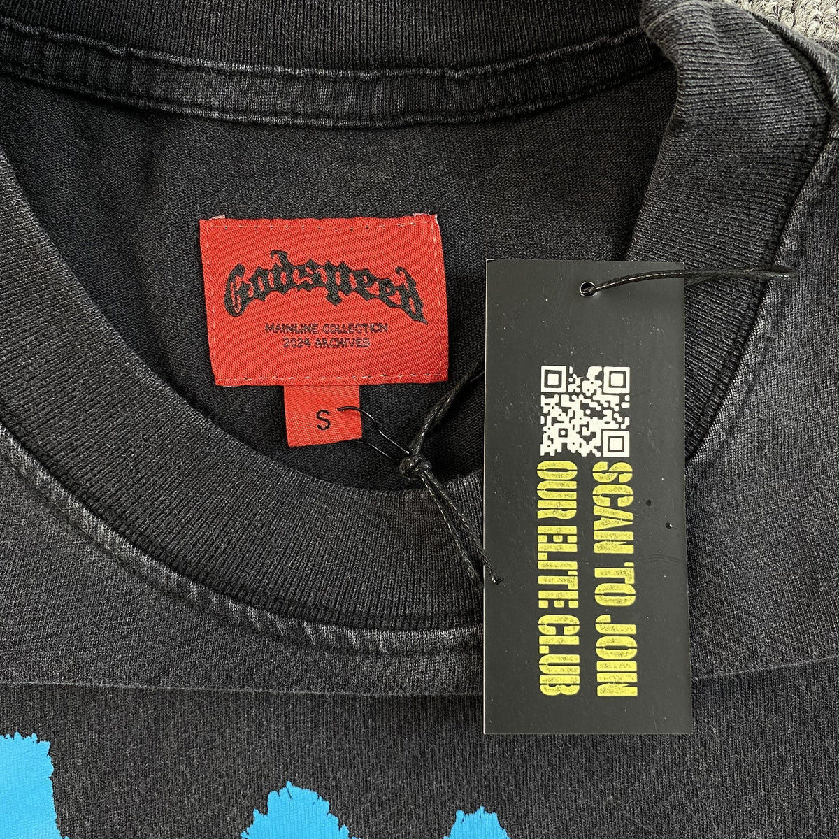 GODSPEED ETERNAL DREAM T-SHIRT WASHED BLACK - netstar®