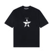 Casual short-sleeved T-shirt, printed cotton