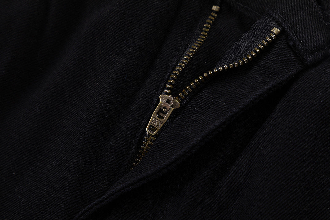 CHROME HEARTS BLUE CROSS PATCH JEANS BLACK - netstar®