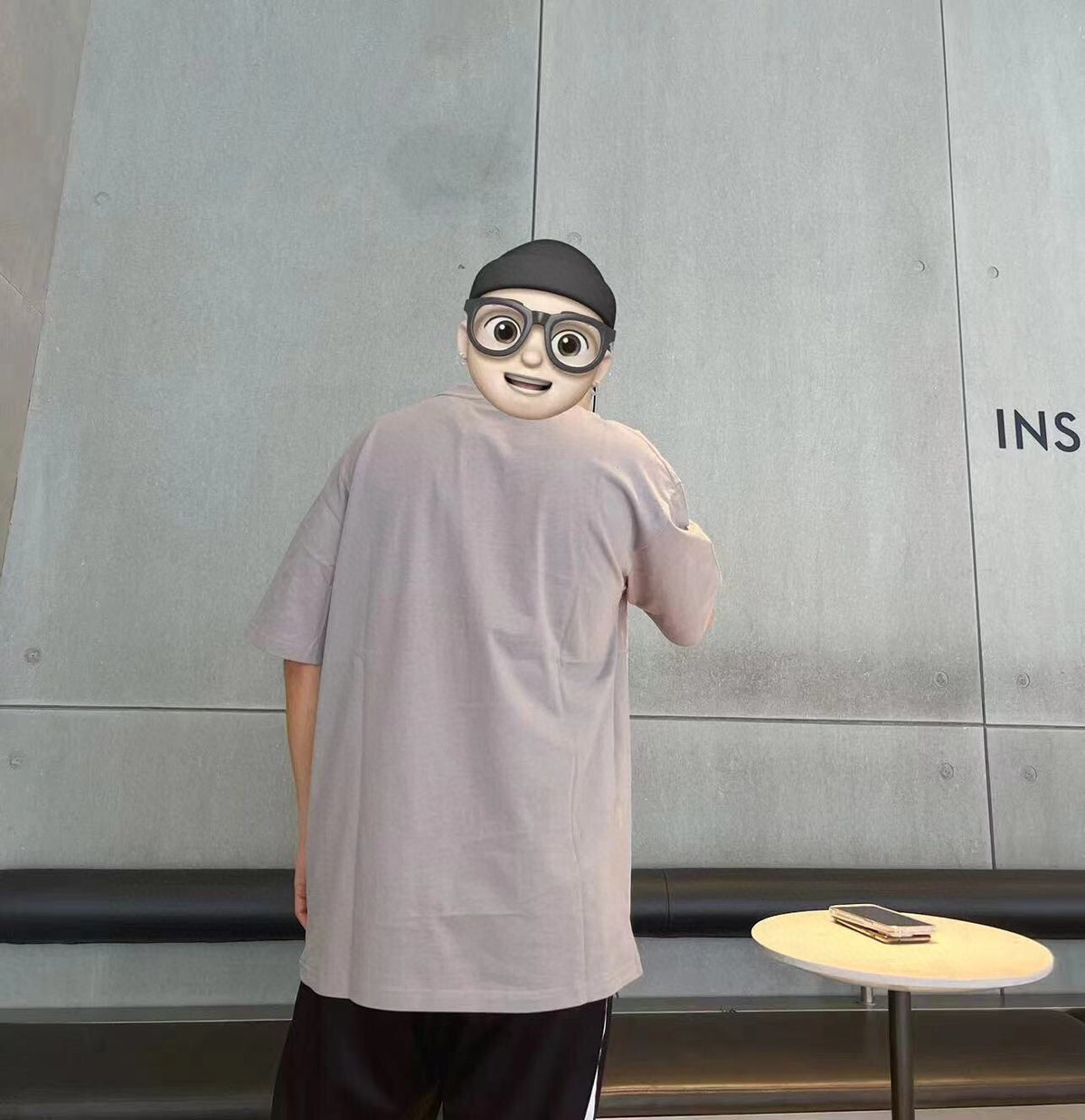 BALENCIAGA MINIMALIST T-SHIRT GREY