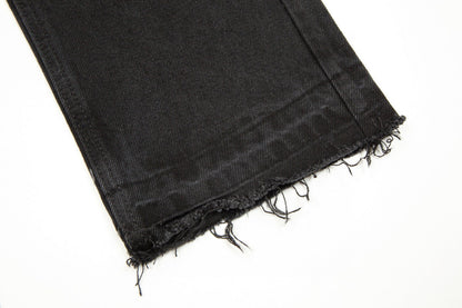CHROME HEARTS BLACK CROSS PATCH JEANS BLACK - netstar®