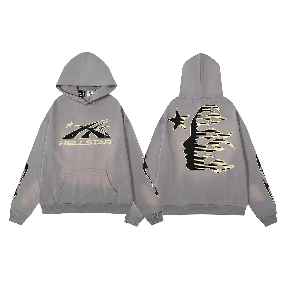 Retro Cotton Hoodie Set (XL)