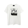 Casual short-sleeved T-shirt, printed cotton
