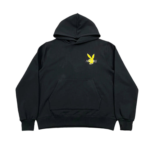 AMIRI PLAYBOY LOGO HOODIE BLACK YELLOW - netstar®