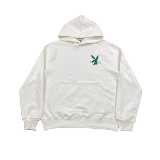 AMIRI PLAYBOY LOGO HOODIE WHITE GREEN - netstar®