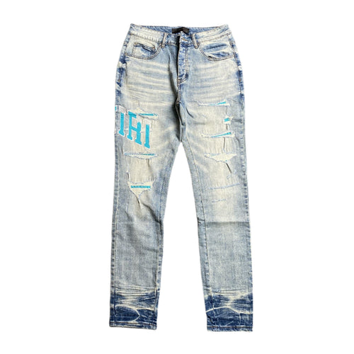 AMIRI VARSITY LOGO JEANS - netstar®