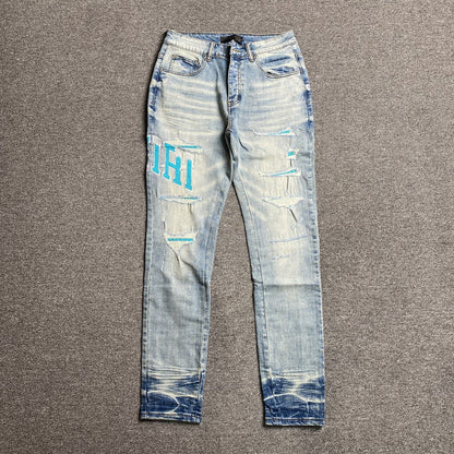 AMIRI VARSITY LOGO JEANS - netstar®