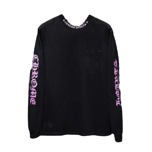 CHROME HEARTS PURPLE COLLAR LONGSLEEVE BLACK - netstar®