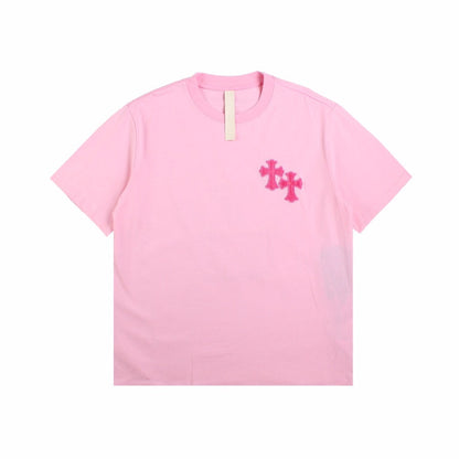 CHROME HEARTS HORSE SHOE LOGO T-SHIRT PINK - netstar®