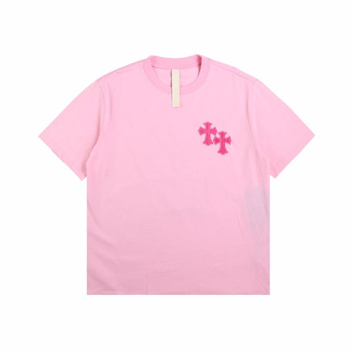CHROME HEARTS HORSE SHOE LOGO T-SHIRT PINK - netstar®